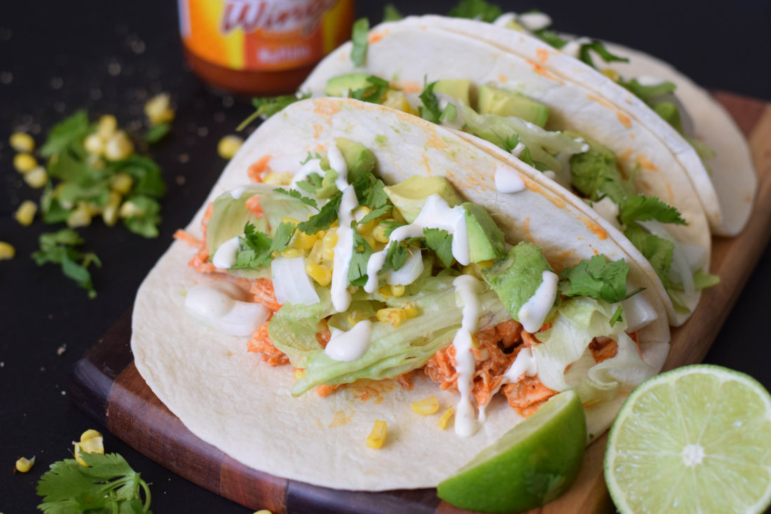 Buffalo Chicken Tacos - Curated by Kirsten
